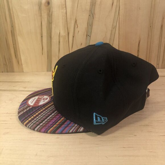 CHICAGO BULLS NEW ERA 9 FIFTY BLOCK MEDIUM LARGE SNAPBACK BLACK HAT WINDY CITY - Picture 4 of 9